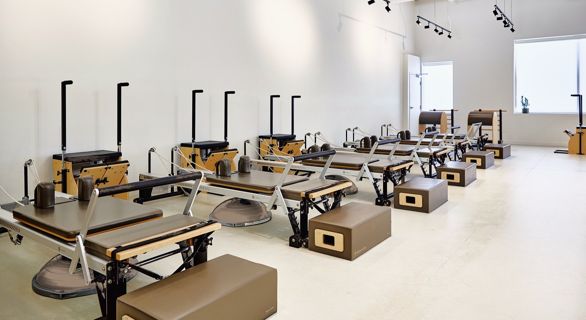 The Studio Bon reformer room in North York